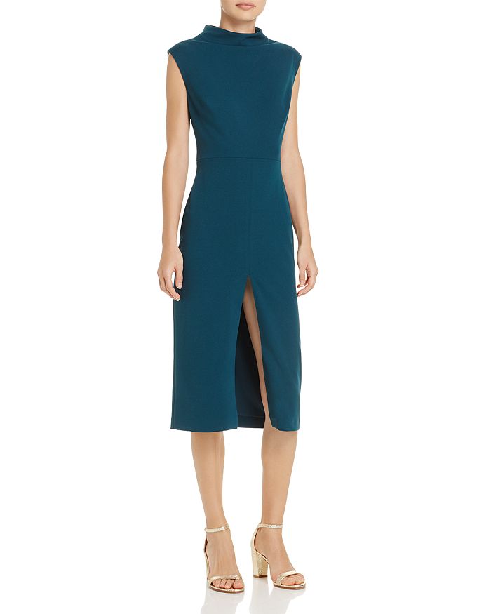 Betsey johnson crepe midi dress online