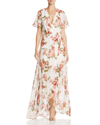 Show Me Your MuMu Marianne Wrap Maxi Dress | Bloomingdale's