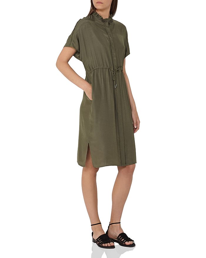 Drawstring waist shirt dress store