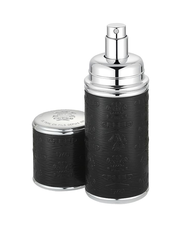 CREED DELUXE LEATHER & SILVER-TONE BOTTLE ATOMIZER,1605000461