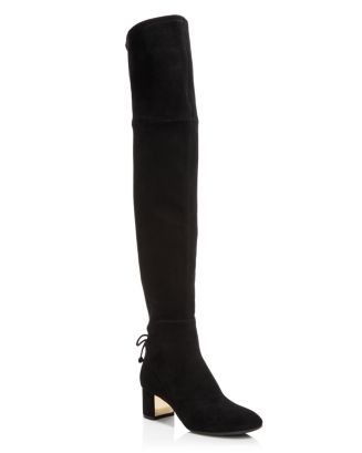 Tory Burch Women's Laila Suede Over-the-Knee Boots | Bloomingdale's