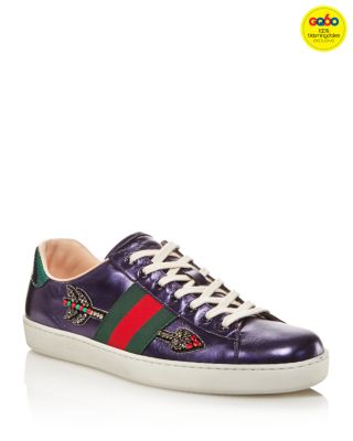 purple gucci sneakers