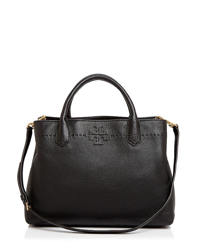 Tory Burch McGraw Triple Compartment Leather Satchel | Bloomingdale's