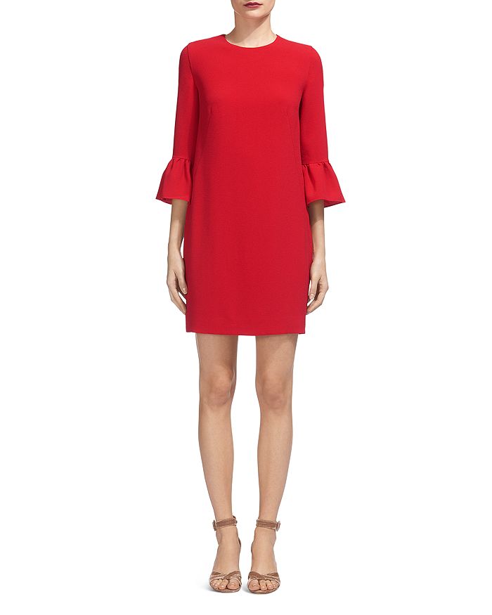 Whistles Raven Bell Sleeve Shift Dress Bloomingdale s