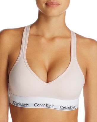 Calvin Klein Modern Cotton Padded Bralette Bra - Women's #QF1654
