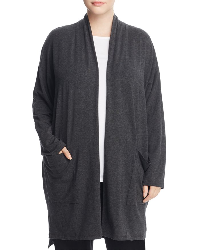 Eileen Fisher Plus Drop Shoulder Duster Cardigan Bloomingdale s