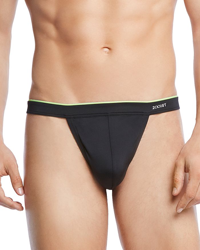 Shop 2(x)ist Sliq Micro Thong In Black New Logo from 350+ stores, starting ...
