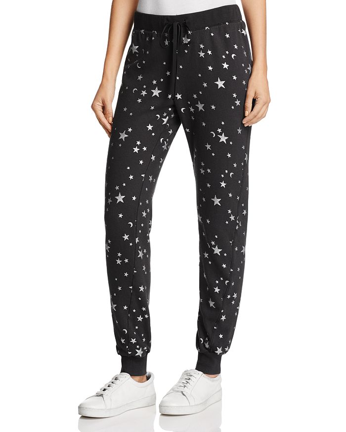 Joie Tendra B Sparkle Star and Moon Print Jogger Pants