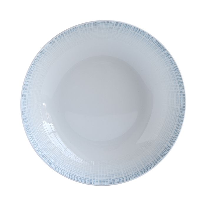 Bernardaud Saphir Bleu Rim Soup Bowl In White