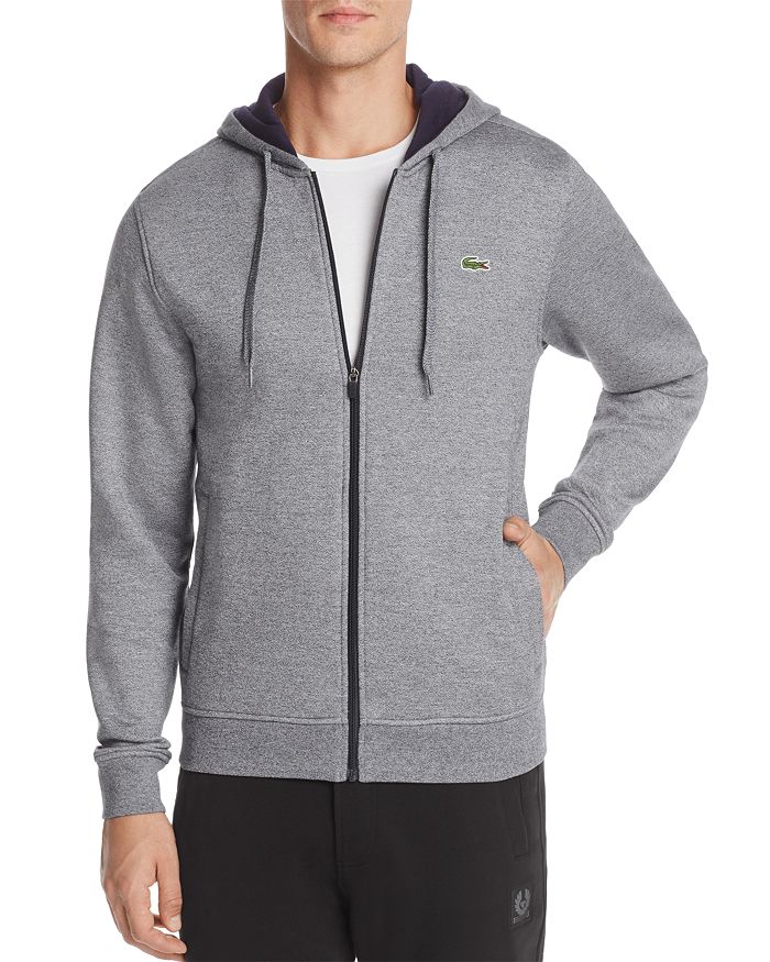 Lacoste Zip Hooded Sweatshirt | Bloomingdale's