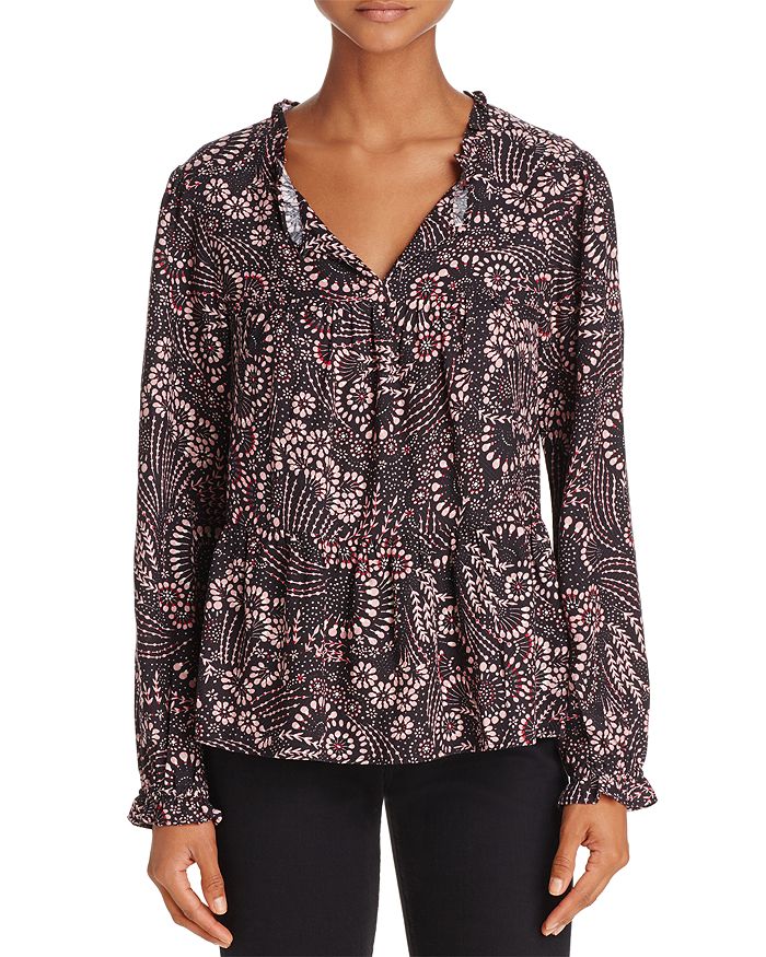 Beltaine Floral Print Blouse - 100% Exclusive In Black