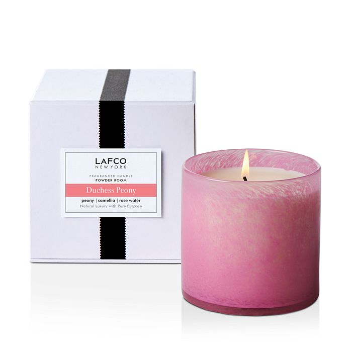 Lafco Duchess Peony Powder Room Candle 15.5 oz In Pink