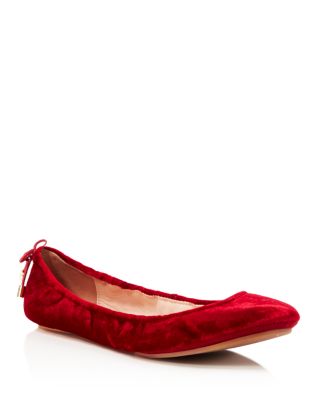 Globe Velvet Travel Ballet Flats 