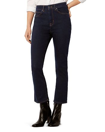 KAREN MILLEN Cropped Flared Jeans | Bloomingdale's