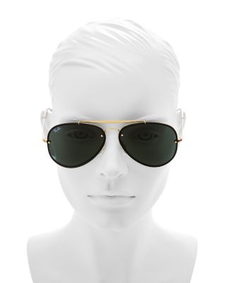  Blaze Aviator Sunglasses, 61mm