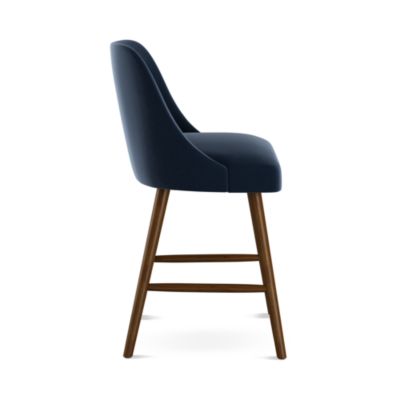 Anita Velvet Counter Stool - Exclusive