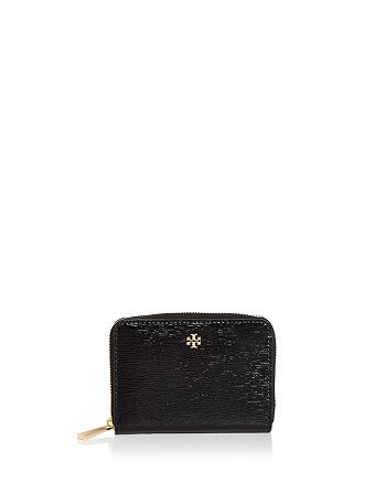 Tory Burch Robinson Patent Leather Zip Coin Case | Bloomingdale's
