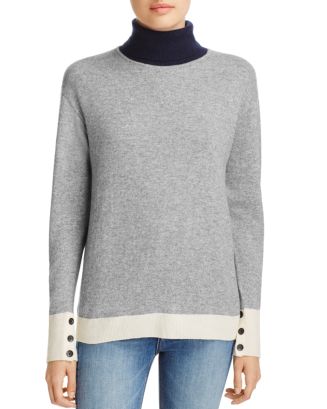 rag & bone/JEAN Rhea Color-Block Wool & Cashmere Turtleneck ...