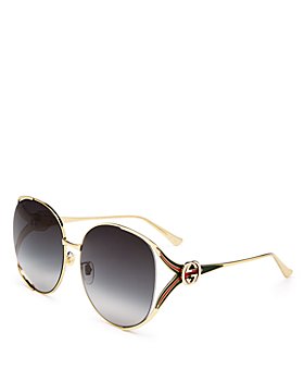 Gucci - Round Sunglasses, 63mm