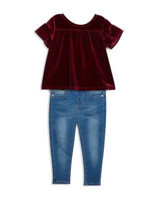 girls velvet jeans