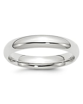 Bloomingdale's - Men's 4mm Comfort Fit Band Ring in 14K White Gold - 100% Exclusive