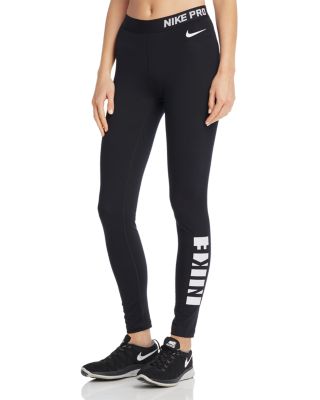 nike pro warm training tights