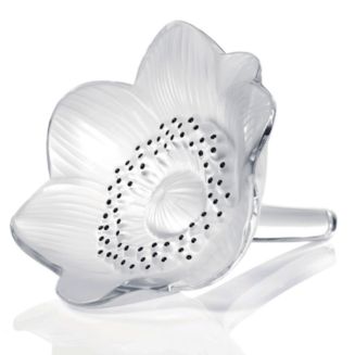 Lalique Anemone Crystal Flower Paperweight | Bloomingdale's Home