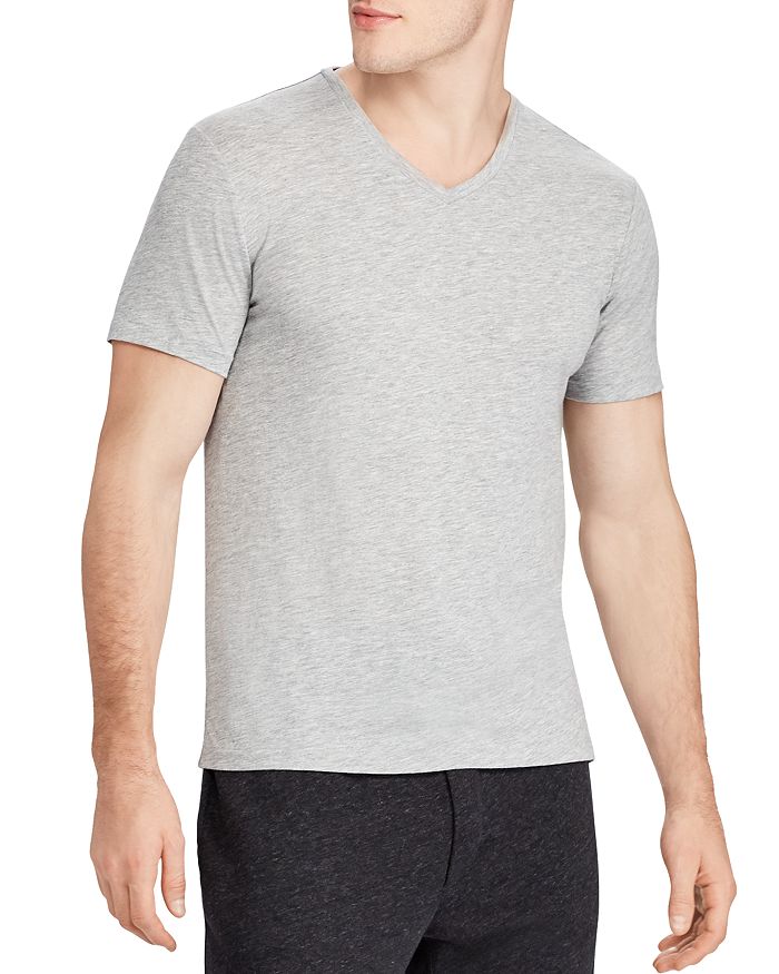 Polo Ralph Lauren Custom Slim Fit Jersey V-Neck Short Sleeve Tee ...