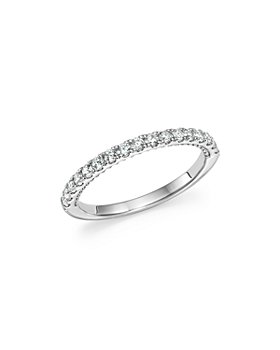Bloomingdale's - Diamond Band with Beaded Accent in 14K White Gold, 0.35 ct. t.w. - 100% Exclusive 