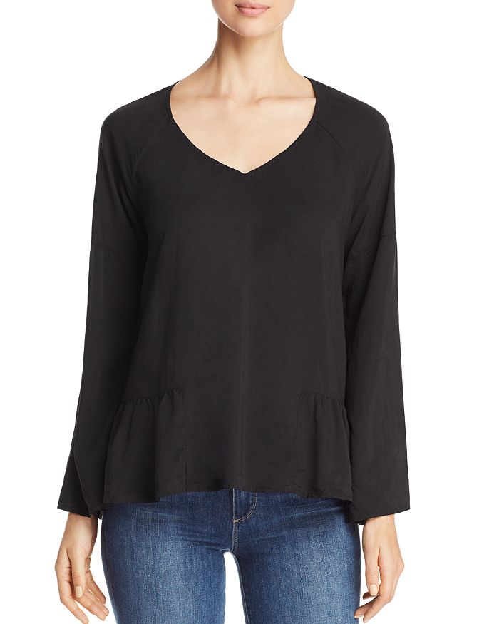 Side Stitch Meadow Bell Sleeve Blouse | Bloomingdale's