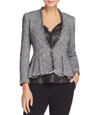 peplum tweed jacket