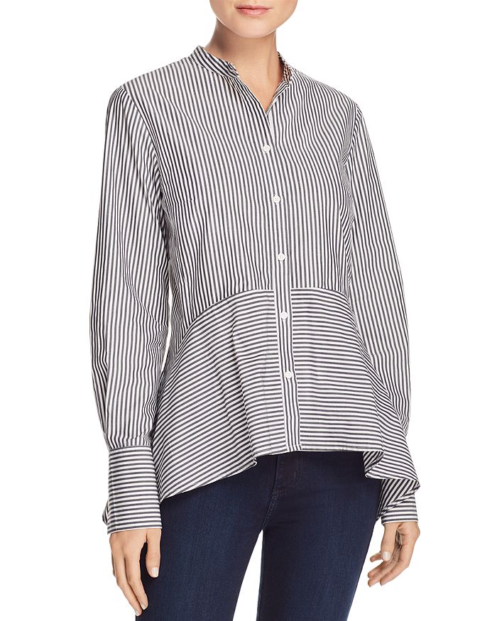 FRENCH CONNECTION Summer Striped Shirt | Bloomingdale's