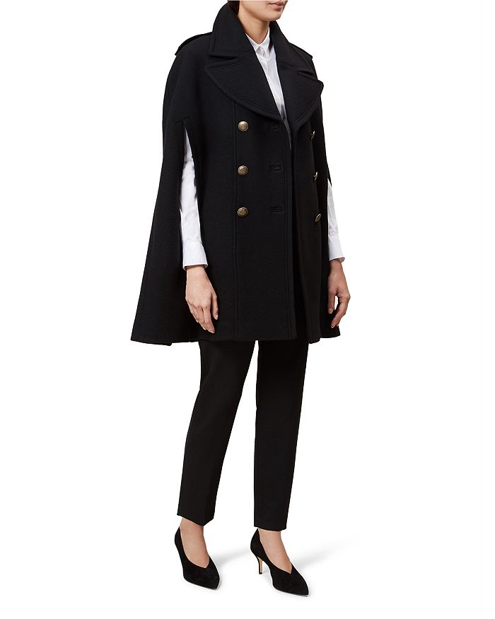 Double breasted cape jacket online