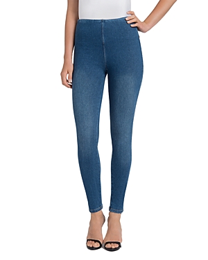 LYSSÉ TOOTHPICK DENIM LEGGINGS,10-1552-M9