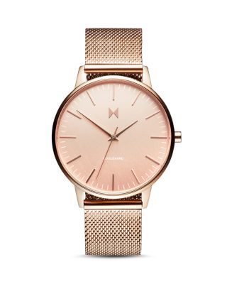 boulevard series watch, 38mm in rose gold