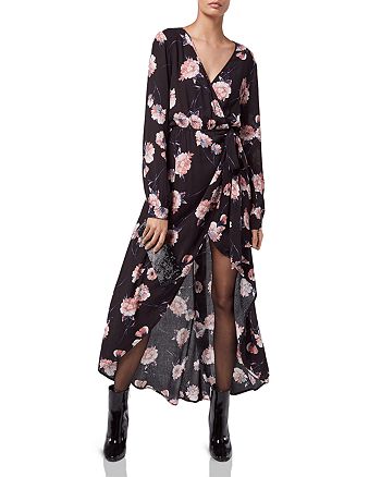 Cotton Candy La Floral Wrap Dress Kendall Kylie Patent Leather