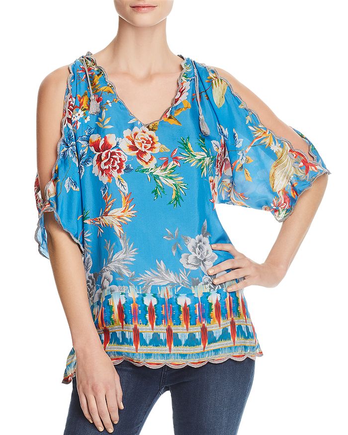 Johnny was cold shoulder top sales