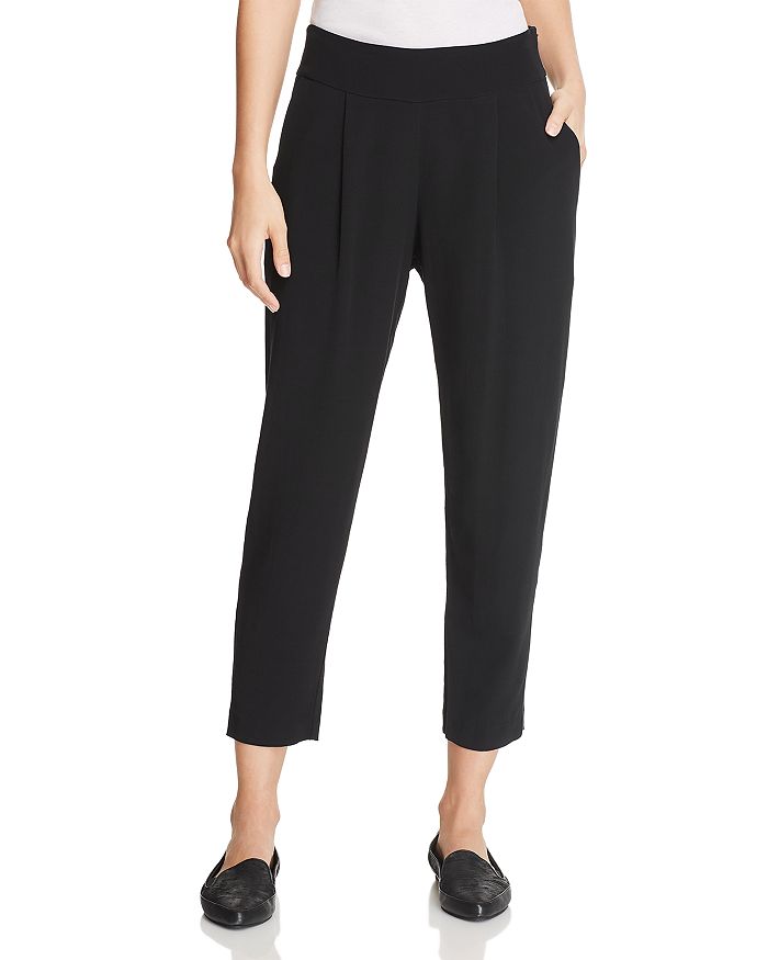 Eileen Fisher Cropped Slouchy Pants | Bloomingdale's