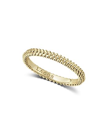 LAGOS - Caviar Gold Collection 18K Gold Micro-Beaded Ring