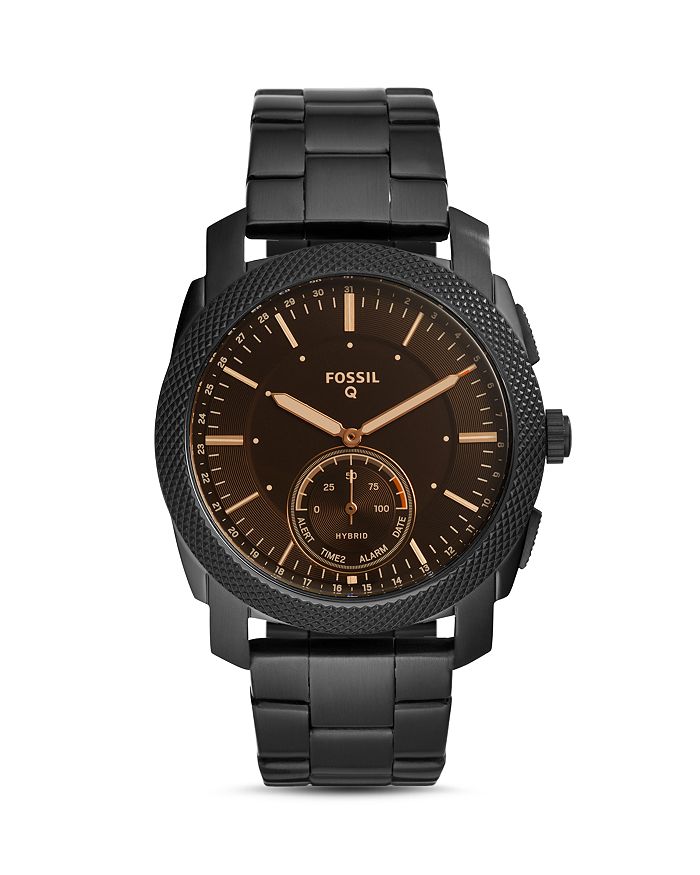 Fossil Hybrid Smartwatch, 45mm In Black