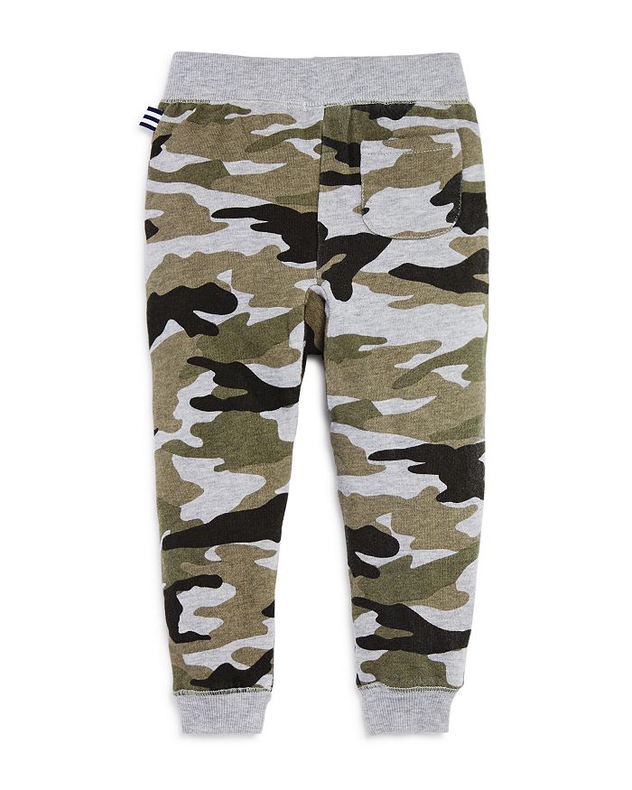 Shop Splendid Boys' Camo Print Jogger Pants - Little Kid In Heather Gray/green