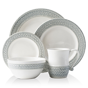 juliska sitio stripe indigo 4 piece place settin juliska sitio stripe indigo 4 piece place settin
