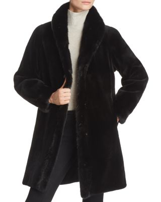 Maximilian Furs Reversible Sheared Mink Fur Coat | Bloomingdale's