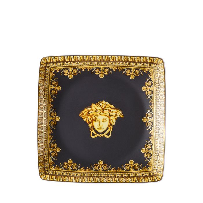 Shop Versace By Rosenthal I Love Baroque Nero Canape Dish In Black