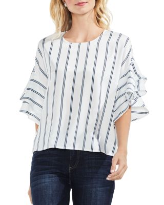 vince camuto ruffle sleeve top