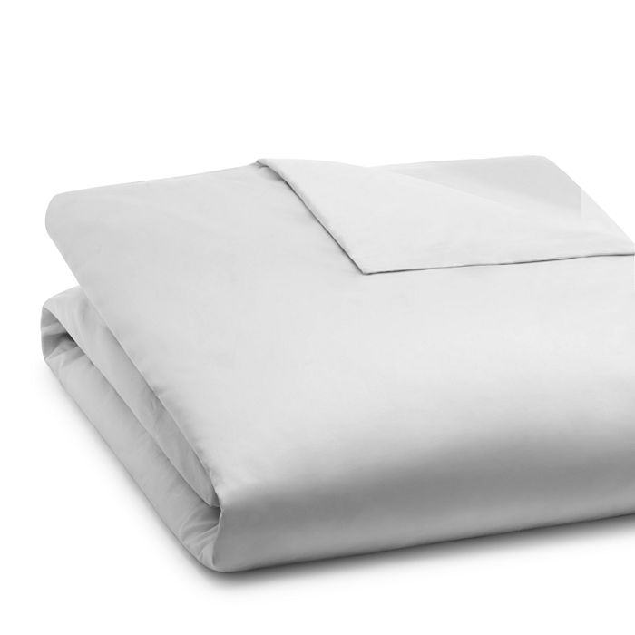 Hudson Park Collection 680tc Sateen Duvet Cover, Full/queen - 100% Exclusive In Silver