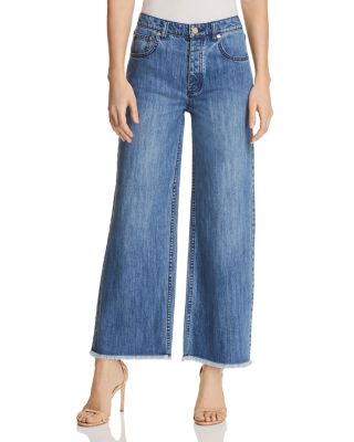 michael kors wide leg jeans