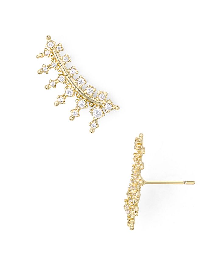 Kendra Scott Laurie Ear Climbers In Gold