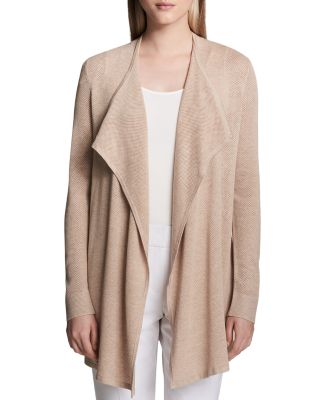 calvin klein open front cardigan