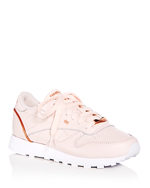 REEBOK WOMEN'S CLASSIC LEATHER LACE UP SNEAKERS,BS9880